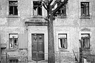 B�ckerei Schneider nach dem Hagelwetter 1935